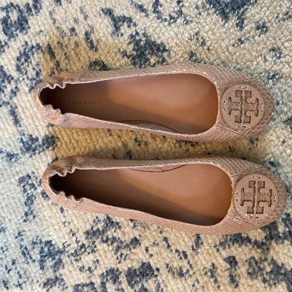 Tory Burch New In Box Tan Flats - Picture 8 of 9